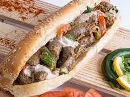 Sausage sandwich