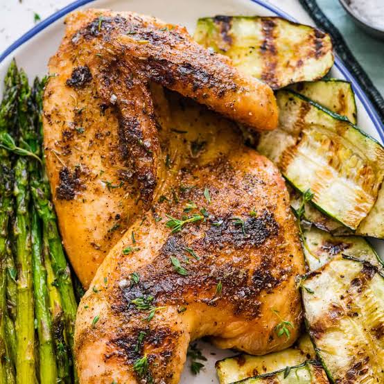 Half Chicken Grilled