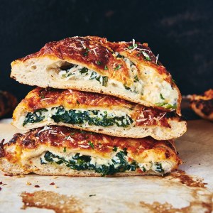 Ricotta and Spinach Calzone