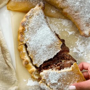 Mascarpone and Nutella Calzone