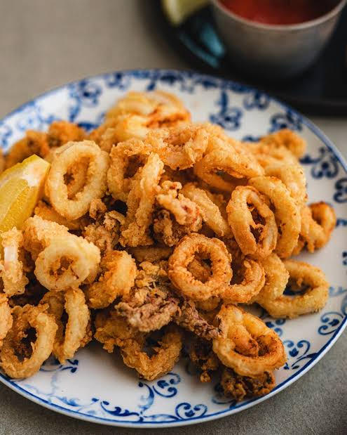 Fried Calamari and Shrimp