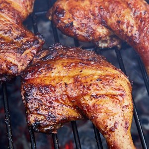 ربع فرخة (ورك) مشوية