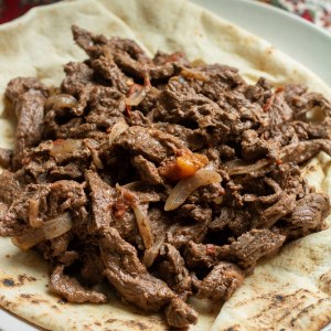 Arabic Shawarma Meat meal