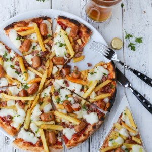 Sausage & French Fries Pizza