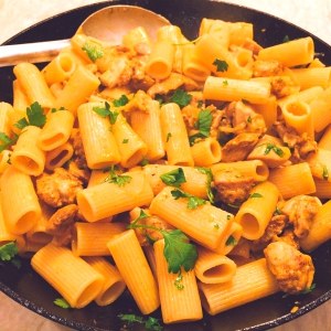 Pasta Casserole with Shawarma Chicken