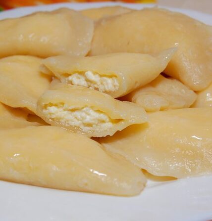 Vareniki with cottage cheese