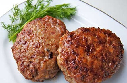 Mixed meat cutlet