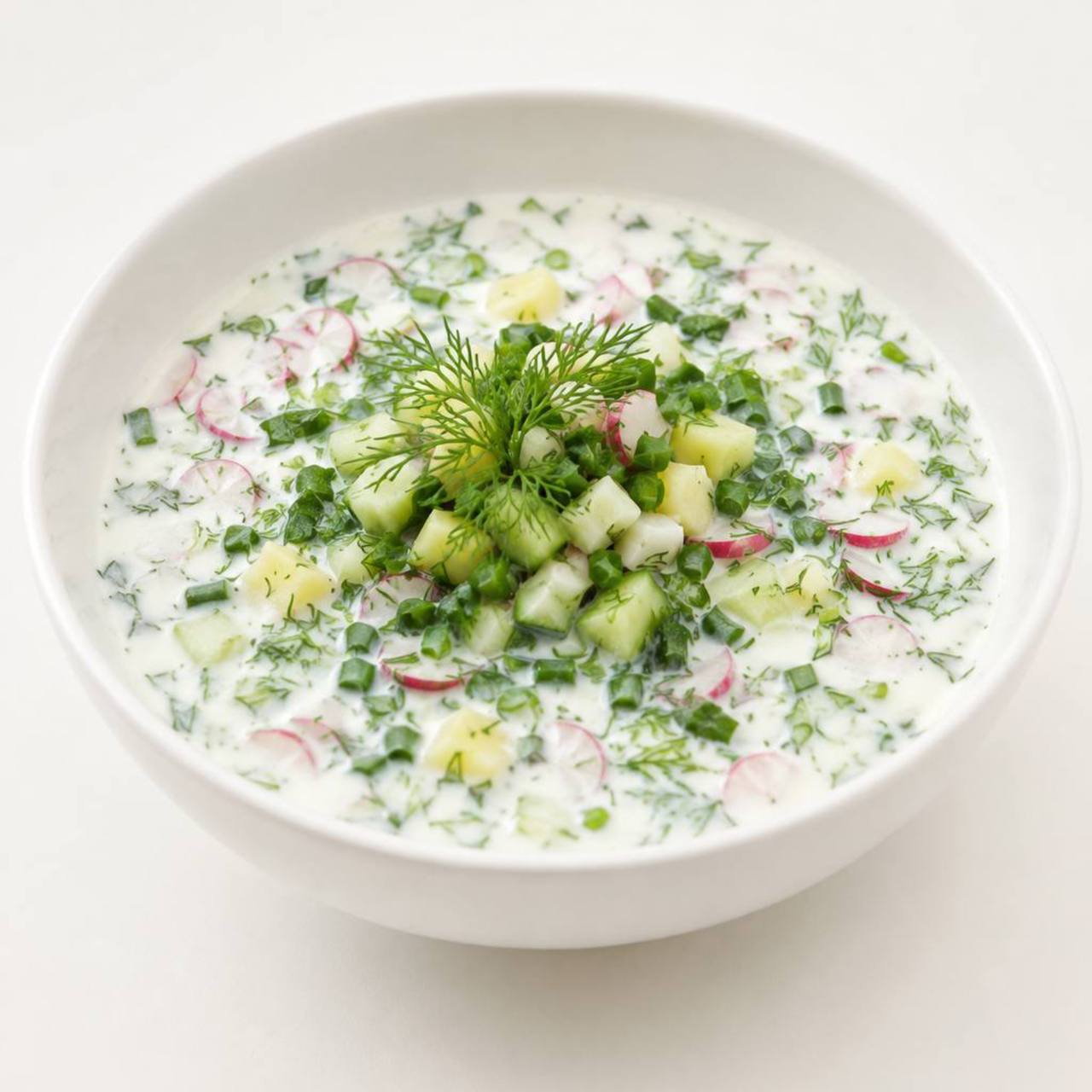 Okroshka vegetarian