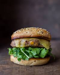 Bagel burger
